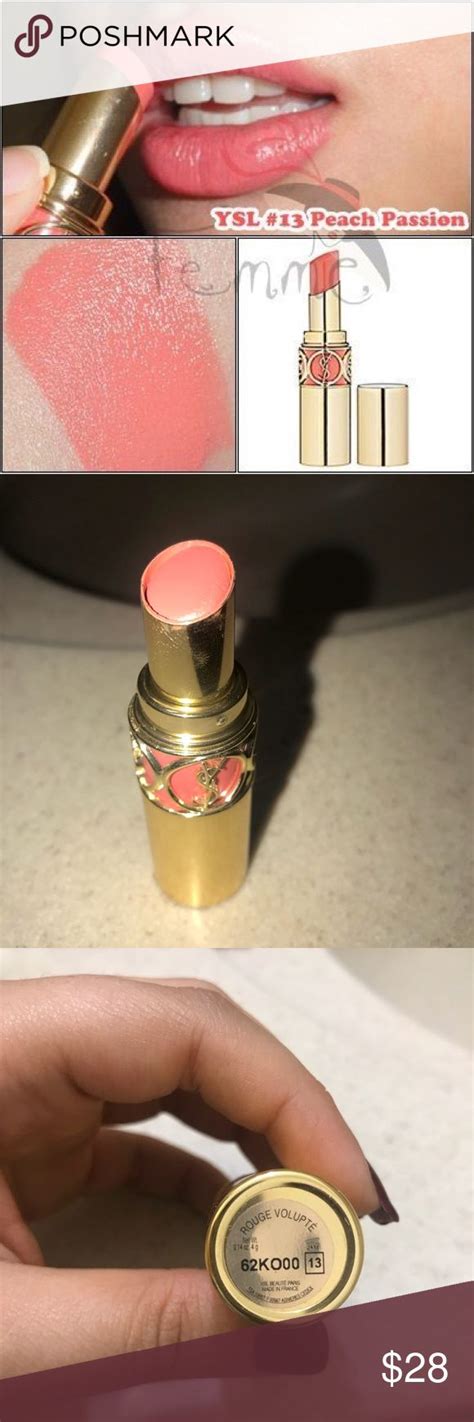 ysl rouge volupte 13 peach passio perle 108|YSL Peach Passion (13) Rouge Volupte Review & Swatches.